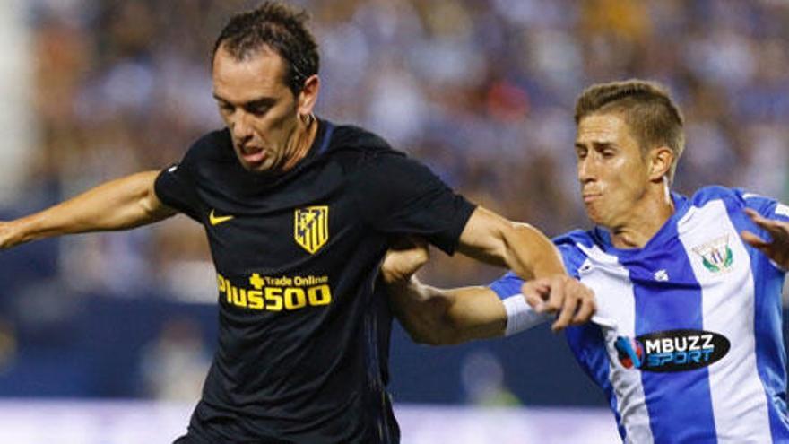 El Leganés se enfrenta al Atlético de Madrid.