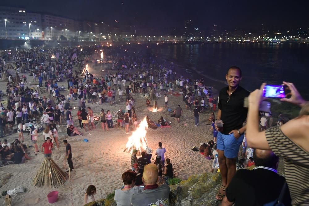 Así fue el día y la noche de San Juan en A Coruña