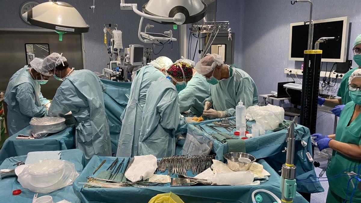 Un equipo médico se prepara para un trasplante, en una imagen de archivo.