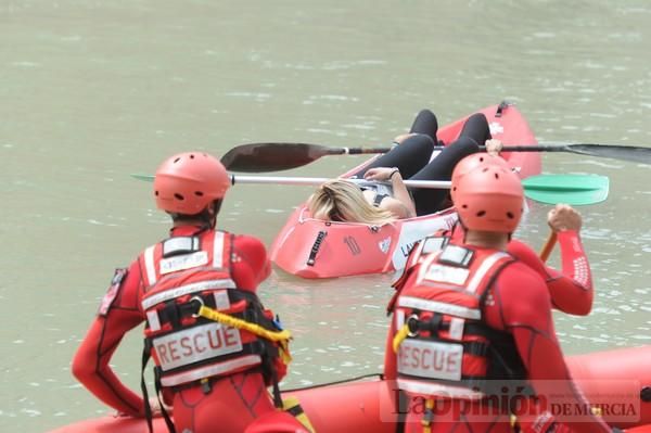 Simulacro en el río Segura