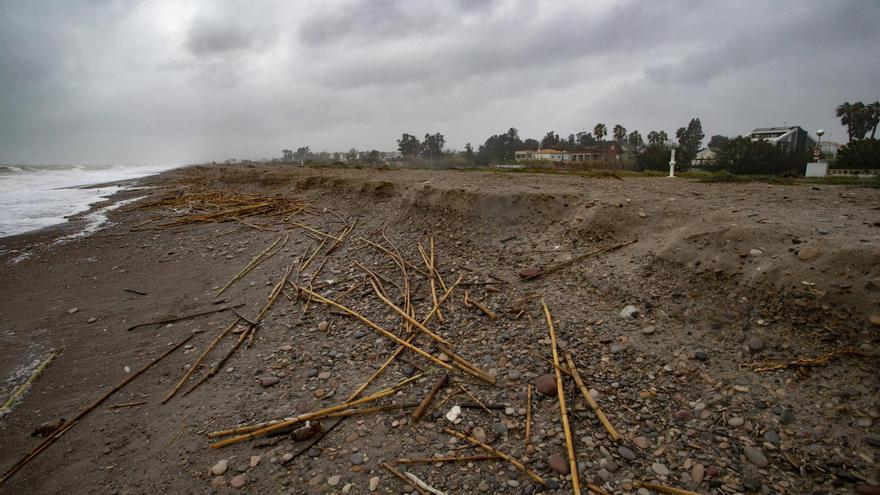 La playa de la Malvarrosa de Corinto está en una situación de extrema gravedad