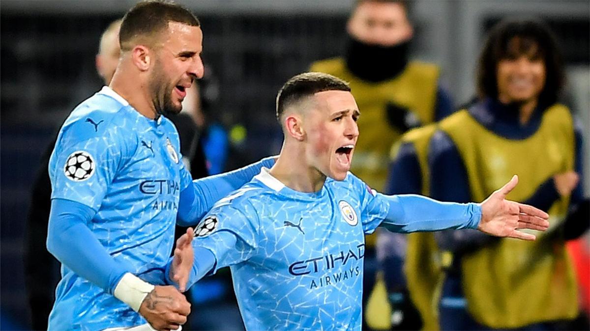 Foden dio la tranquilidad al City con este gran lanzamiento desde fuera del área