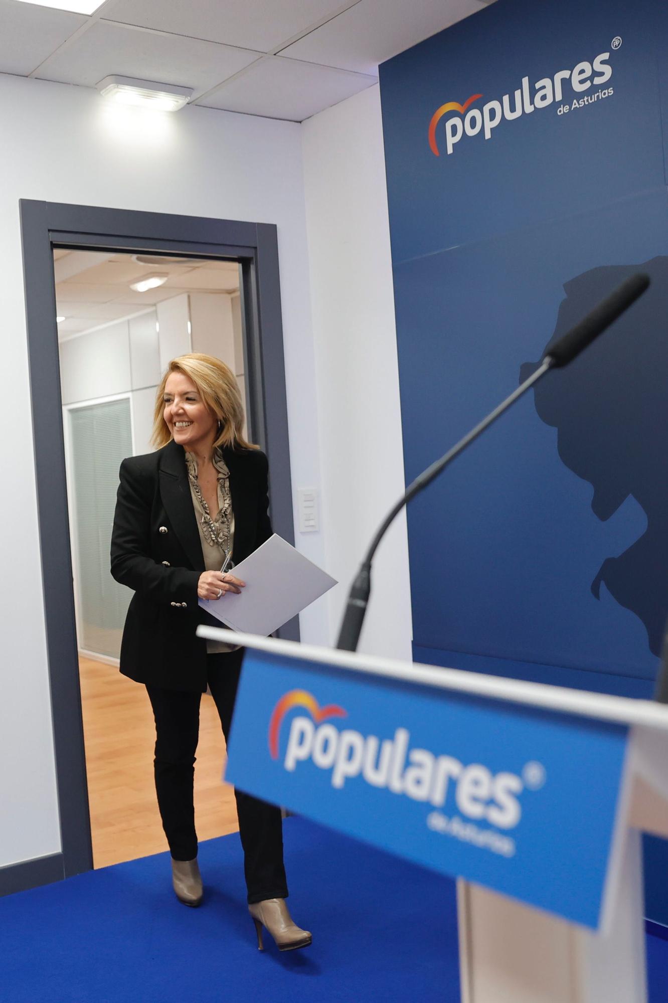 Teresa Mallada hace efectiva su dimisión como presidenta del PP asturiano