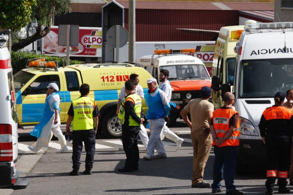 Incendio en ElPozo Alimentación