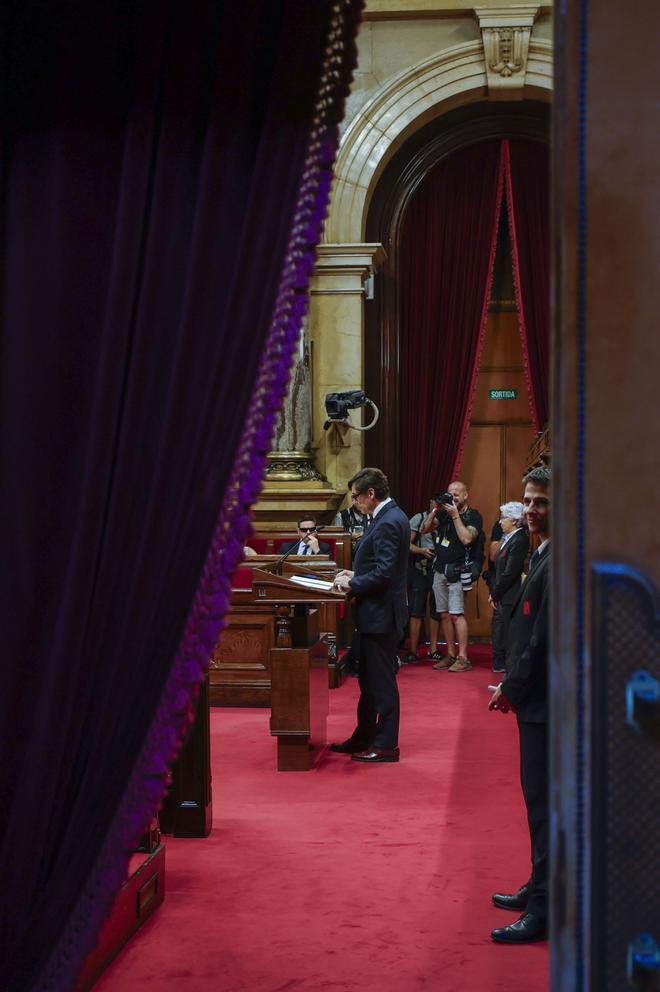 El pleno del Parlament acoge el debate de investidura