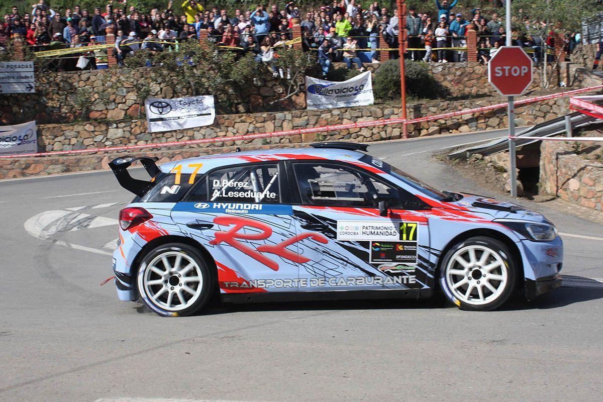 Un momento del Rallye de Sierra Morena 2022.