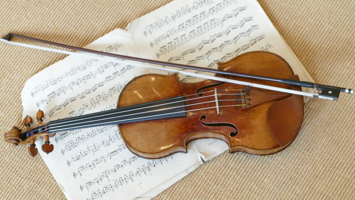 Imagen de un violín 'Stradivarius'.
