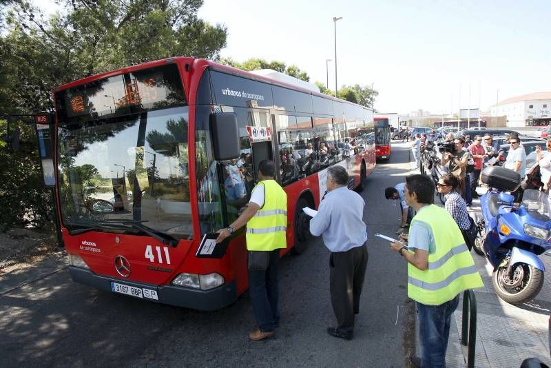 Fotogalería: Comienza la huelga del bus