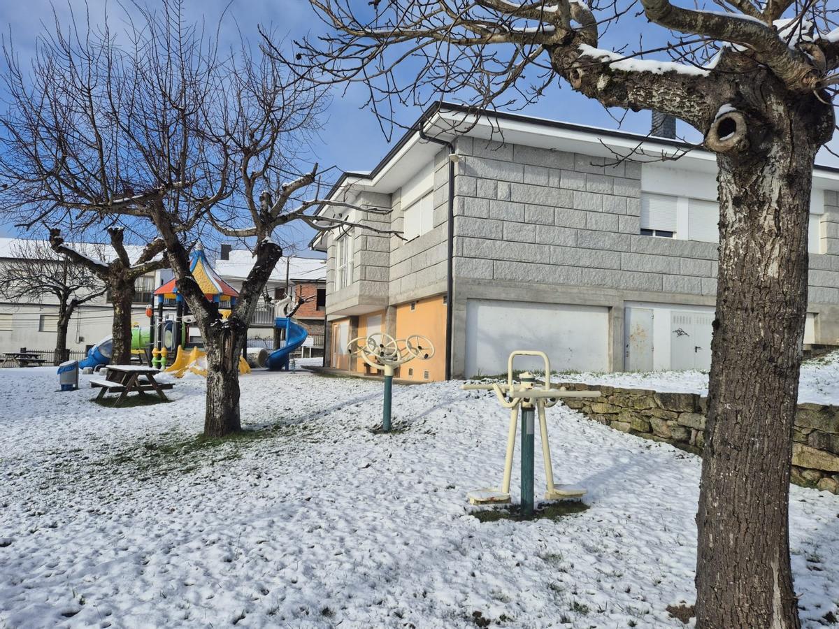 San Xoán de Río, esta mañana.