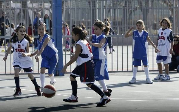 BALONCESTO: Maristas-Helios (liga de escuelas) / St Casablanca-Helios (preinfantil femenino)  / Compañía de María-Helios (benjamín femenino)  / Alierta-Helios (alevín femenino B)