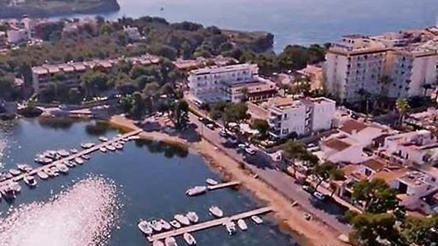 Luftaufnahme aus dem Werbe-Video des Urlaubsortes Felanitx.