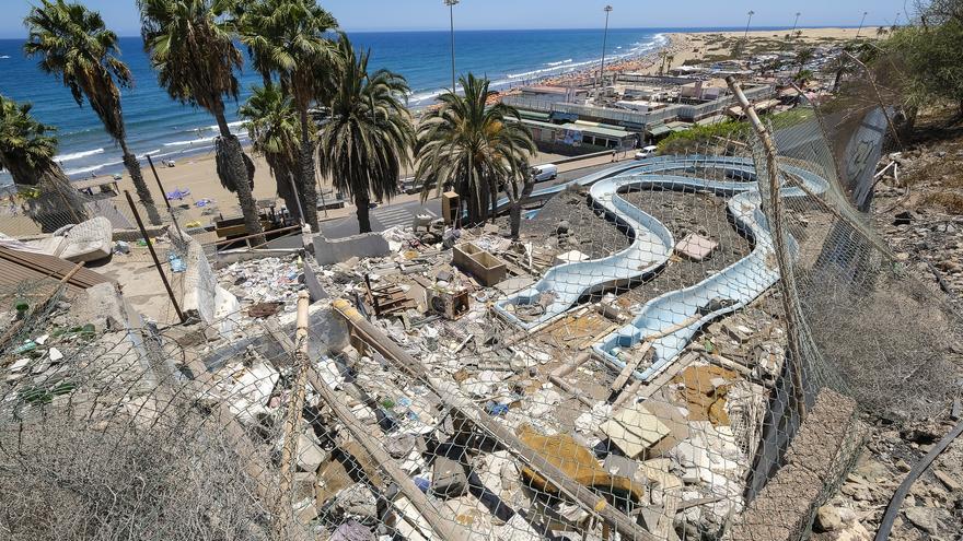 Un mirador y un jardín de dragos ocuparán la ladera del toboplaya de Playa del Inglés