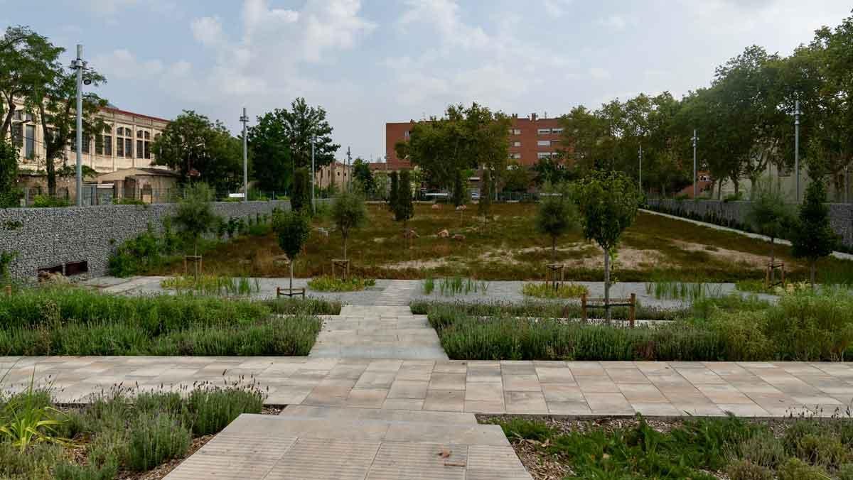 Área verde en la Marina del Prat Vermell.