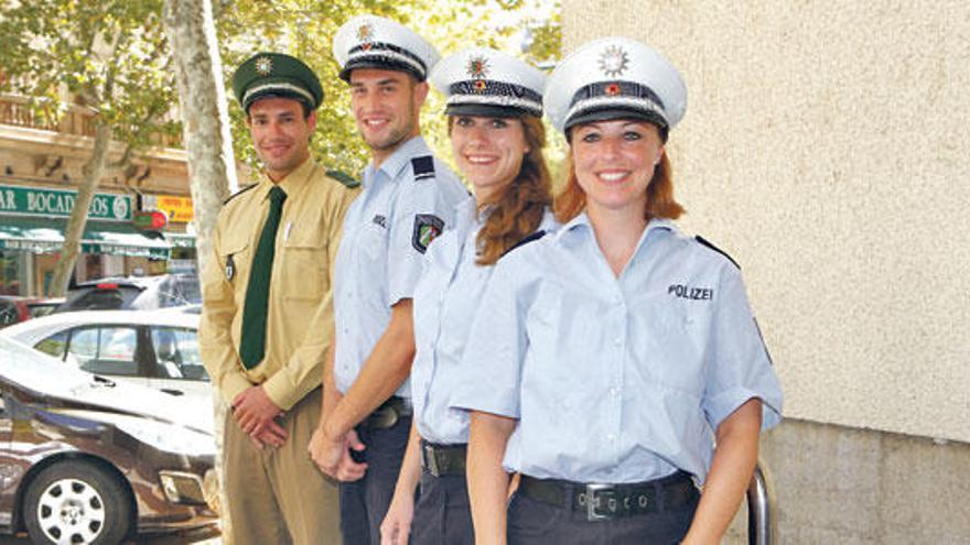 La Polizei patrulla en Mallorca