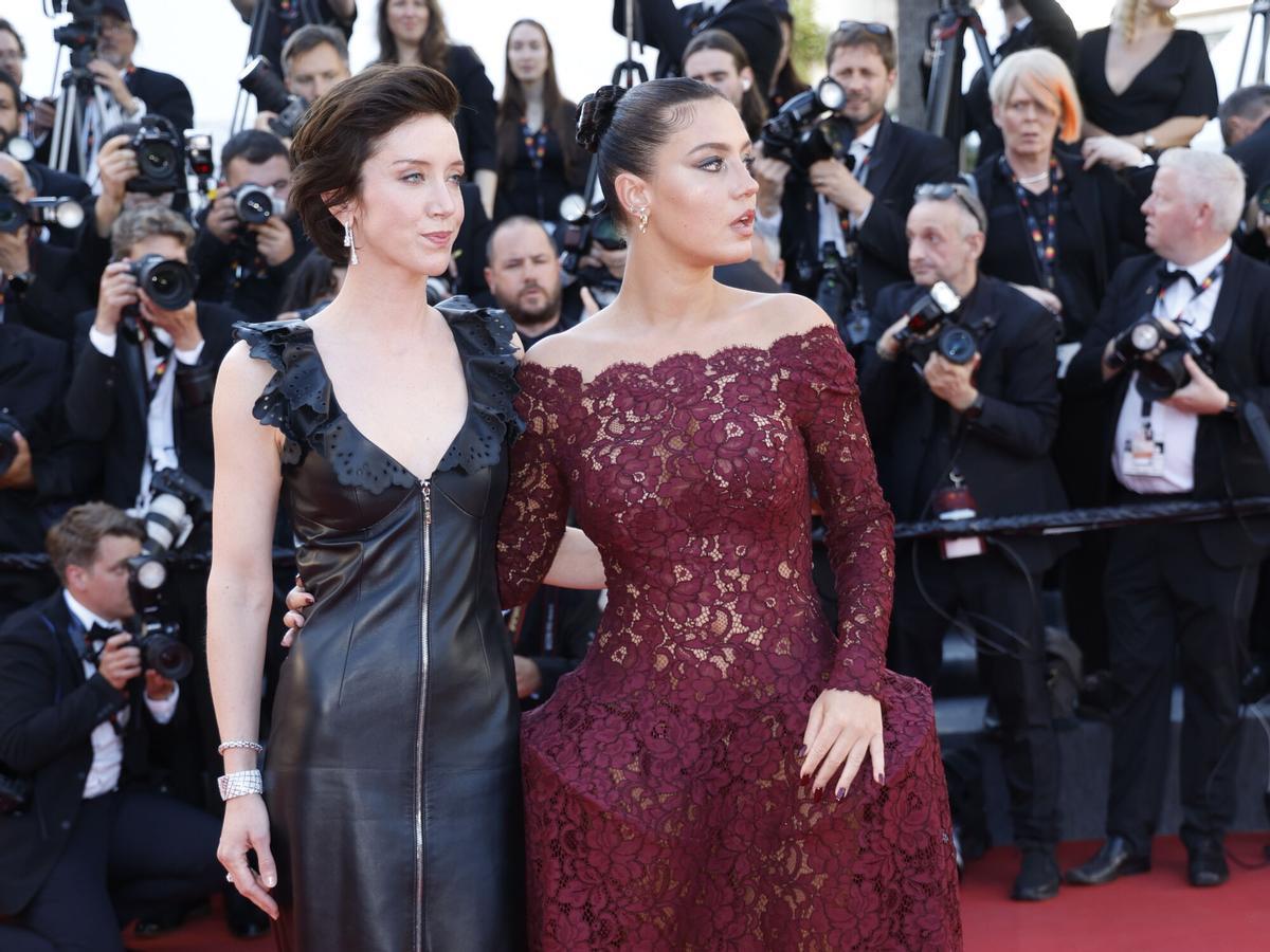 Sara Giraudeau y Adele Exarchopoulos en el estreno de 'Garance' en el Festival de Cine de Cannes