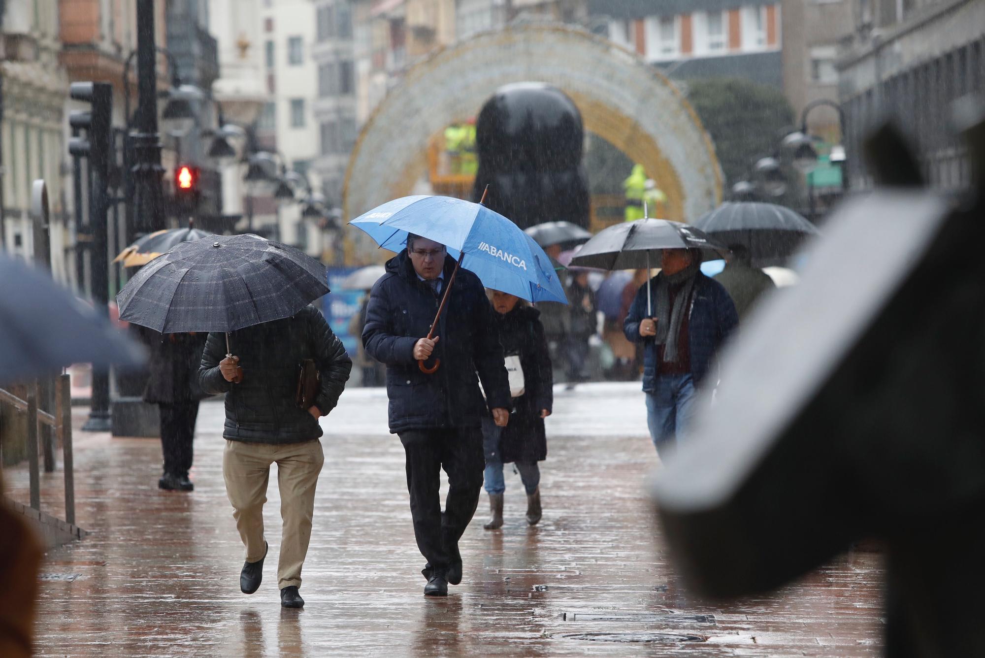 Temporal en Oviedo