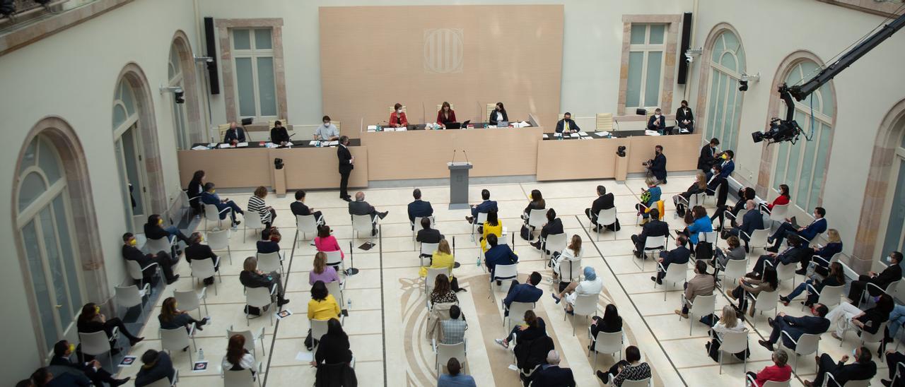 Segunda sesión del debate de investidura del candidato de ERC a presidente de la Generalitat.