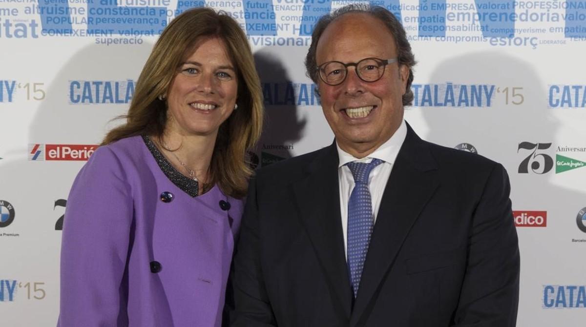 Núria Torres y  Andrés Carasso, de Iberdrola.