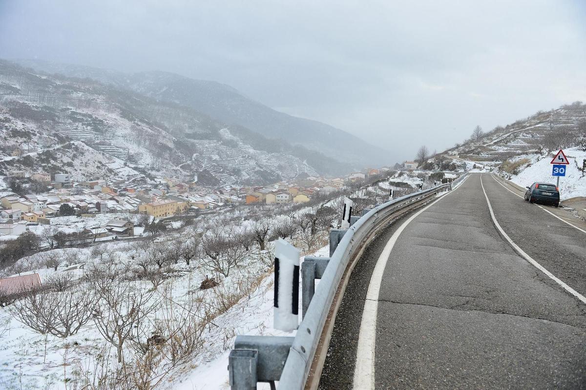 Así fue la nevada que tiñó Extremadura de blanco hace 15 años