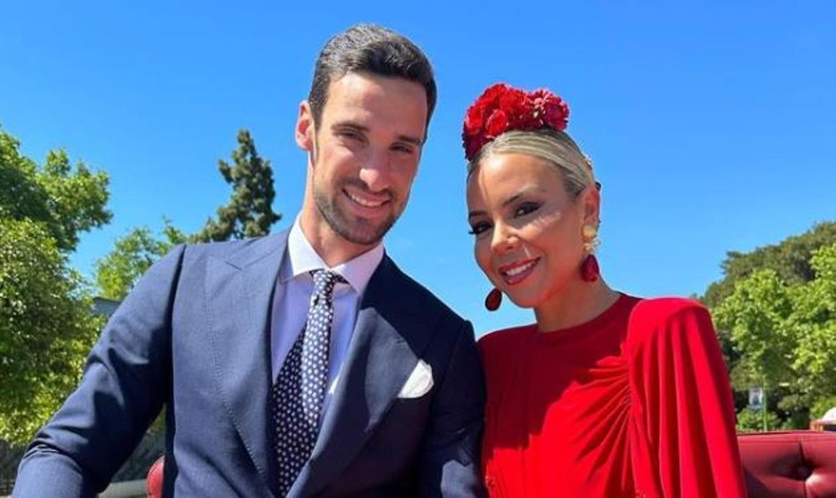 Sergio Rico y Alba Silva.