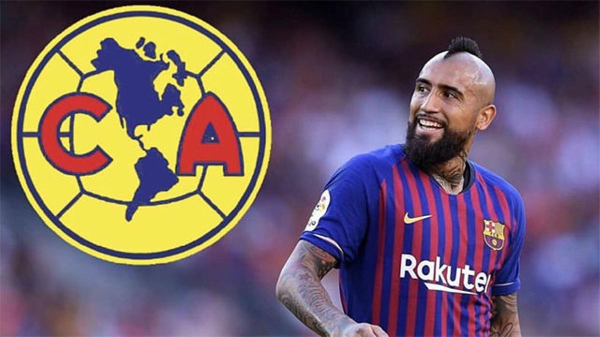 Arturo Vidal se deja querer por el Club América