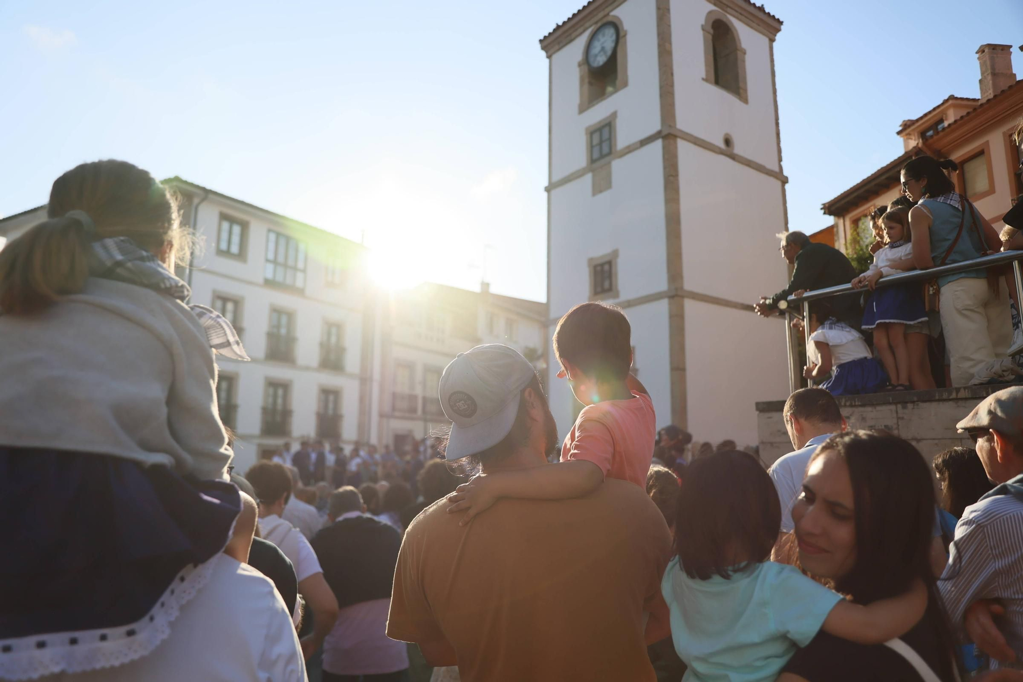 EN IMÁGENES: La procesión de "la llamada de la mar" en el Carmen de Luanco