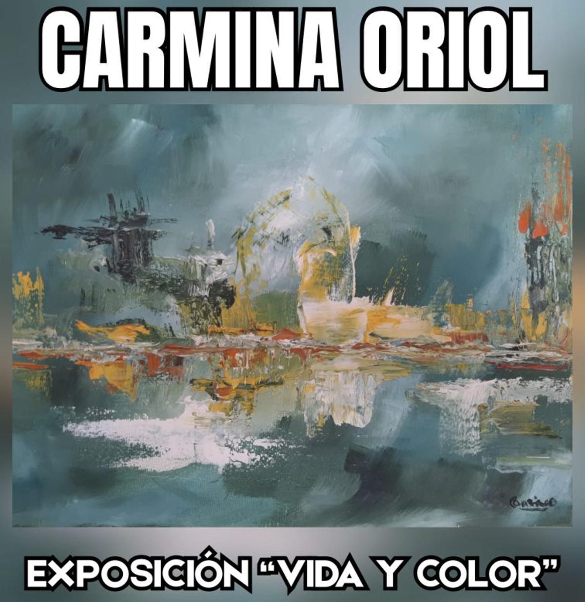 Carmina Oriol muestra su obra pictórica en Morata