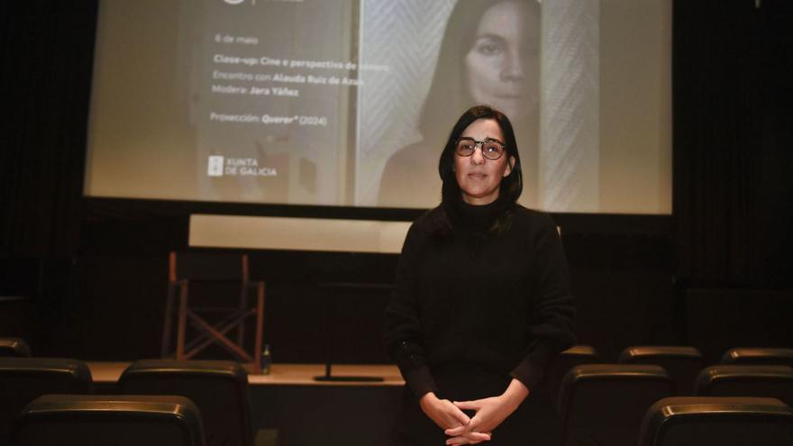 La directora Alauda Ruiz de Azúa, este martes en la Filmoteca. | Casteleiro/Roller Agencia