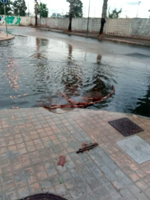 Consecuencias de la tromba de agua en Valencia