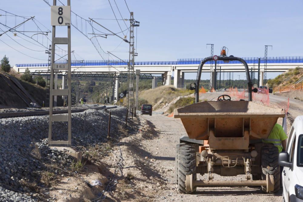 Abren el tramo afectado por las lluvias en la Font de la Figuera