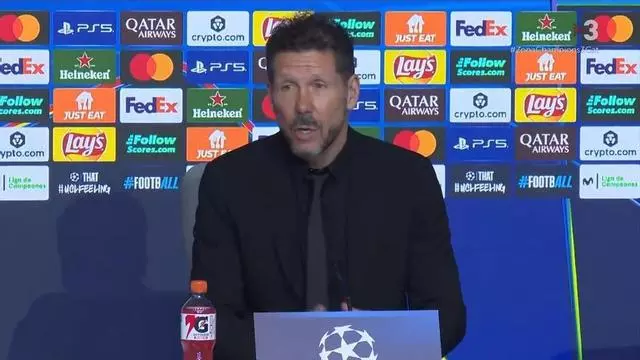 Simeone: "Como juegan y a la velocidad que van...Durante los primeros minutos no me lo podía creer"