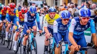 El ciclista de Moixent Pau Martí destaca en la clásica Lieja-Bastonge-Lieja