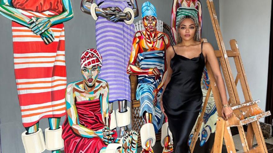 REWA, una artista nigeriana para el cartel del Carnaval de África en Santa Cruz de Tenerife
