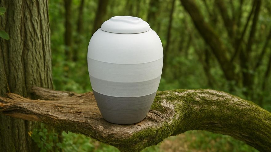 Nueva moda: funerales sostenibles con urnas y ataúdes biodegradables