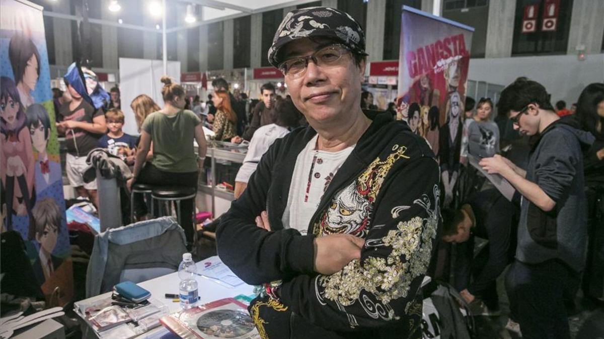 Toshio Maeda, en el Salón del Manga.