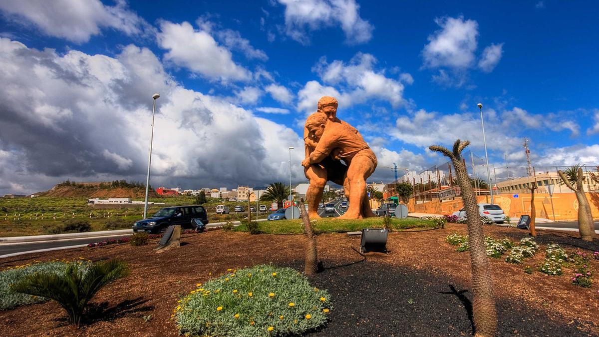 Monumento a la Lucha Canaria en Ingenio