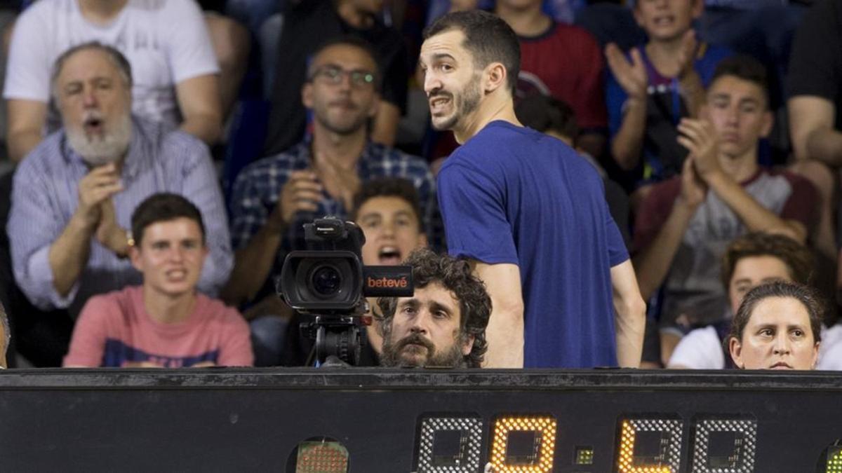 Pau Ribas cayó lesionado este viernes en el tercer partido de cuartos de final