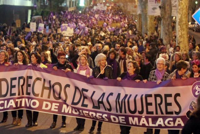 Manifestaciones por el 8M en Málaga