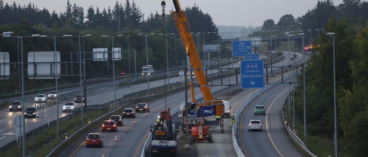 Obras del tercer carril de la &quot;Y&quot;