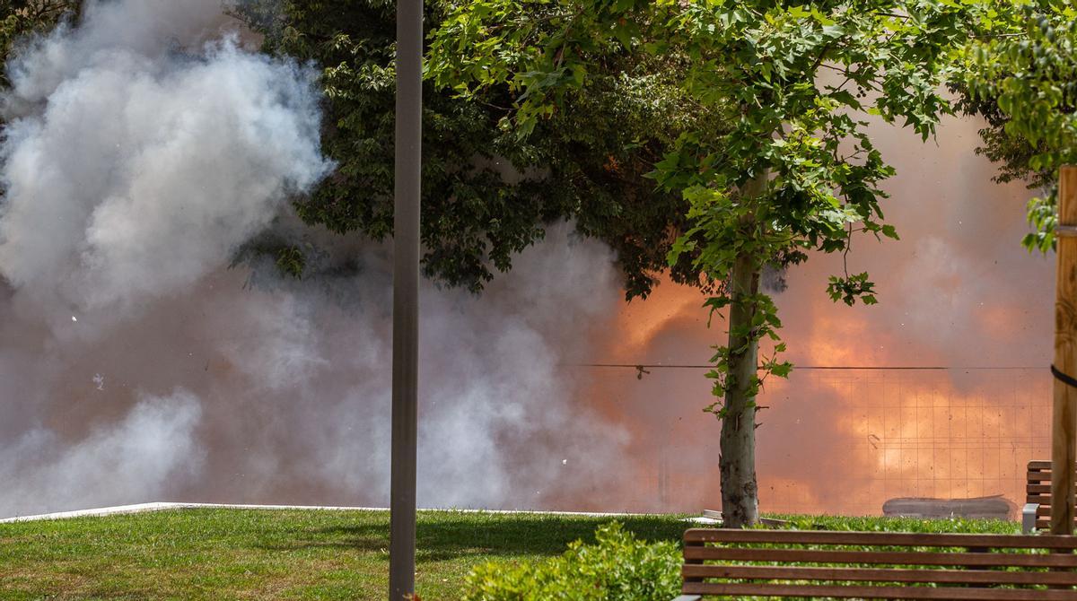 Tercera mascletà de las Hogueras 2022