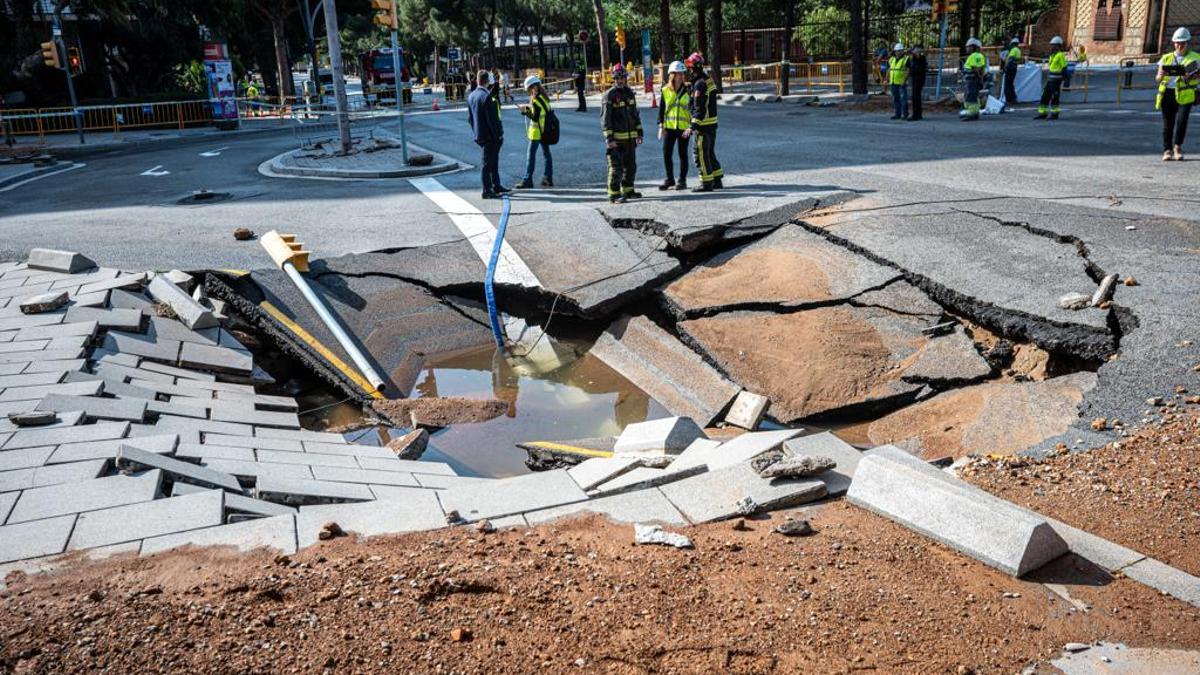 Reventón en Barcelona