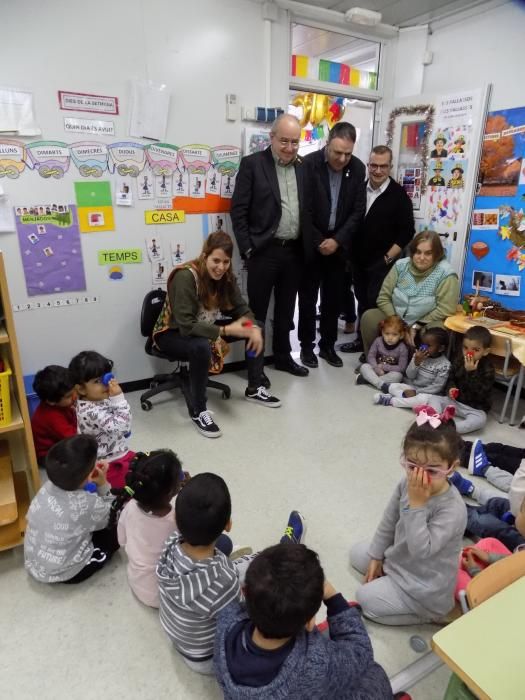 Visita del conseller Bargalló a centres educatius de Manresa i el Bages