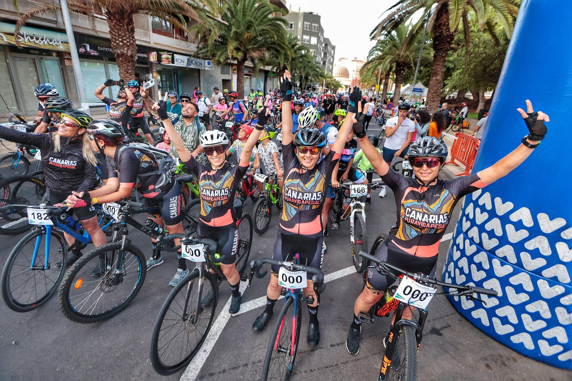 Fiesta de la bicicleta en Santa Cruz de Tenerife