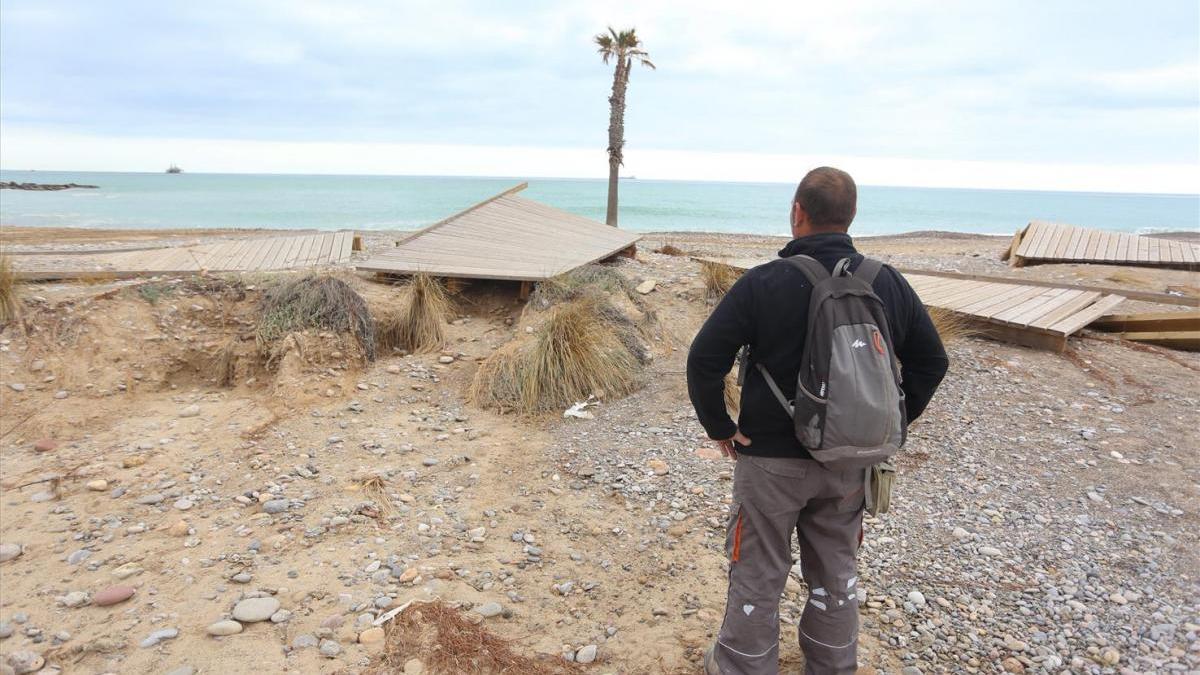 Costas empezará esta semana a reparar las playas en Almassora