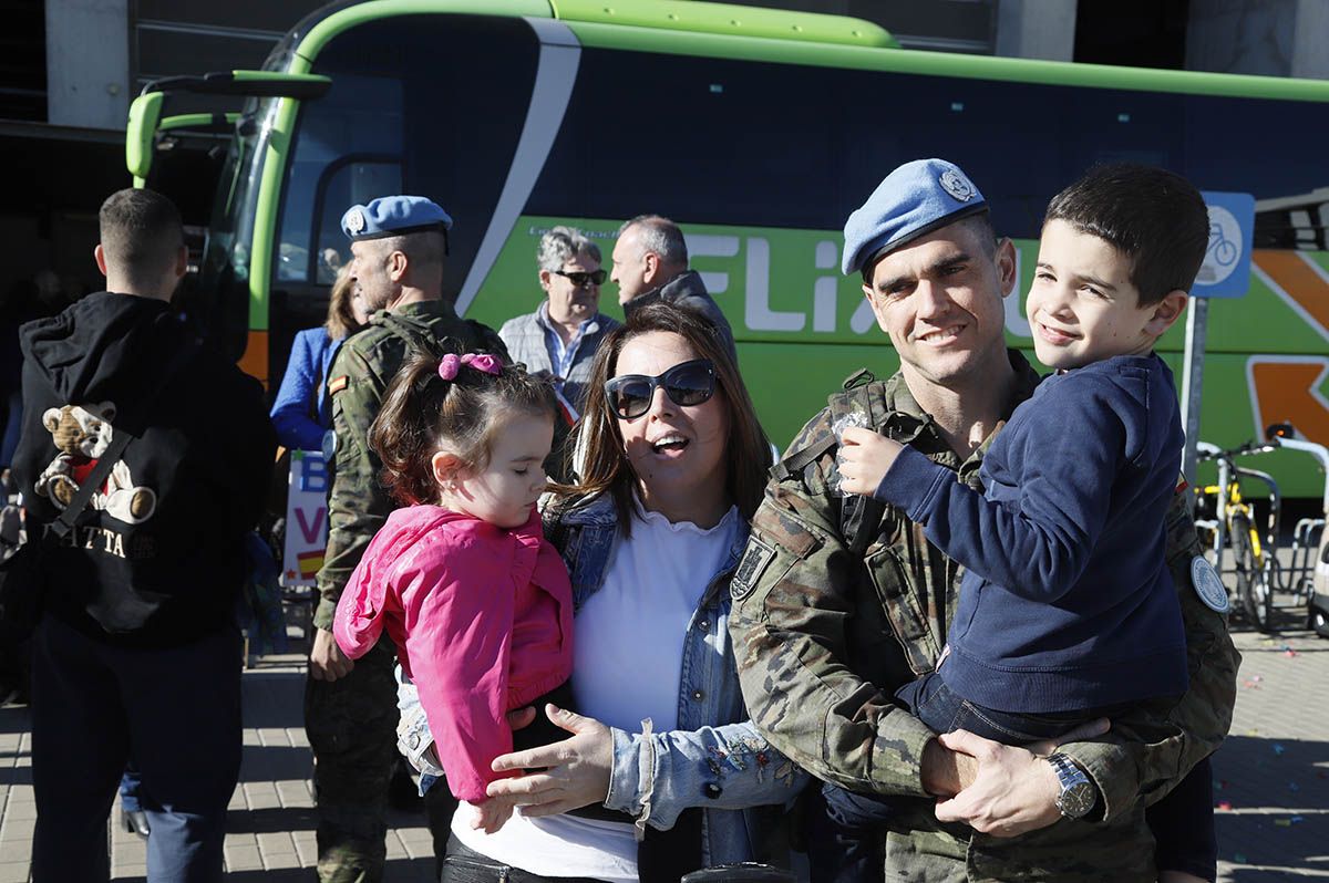 El último contingente de la Brigada Guzmán el Bueno ya está en Córdoba