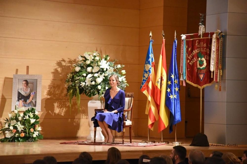 Homenaje de las Fallas a Raquel Alario