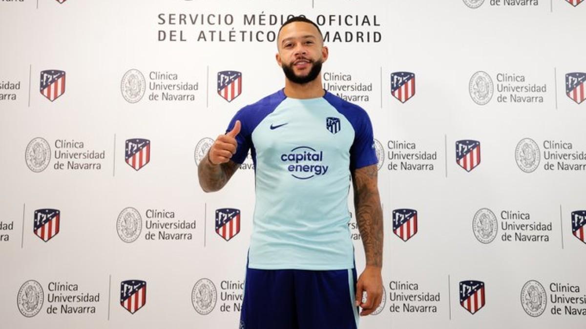 Memphis Depay, en su presentación: "El Atlético es un gran club"