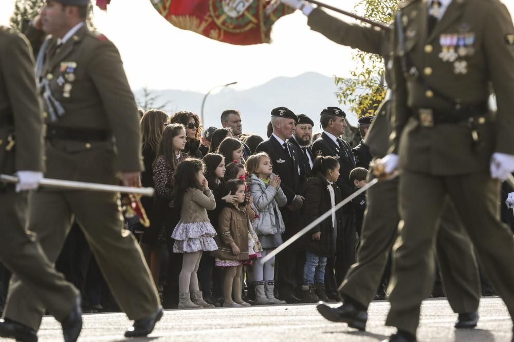 Parada militar del acto de celebración de la Inmaculada