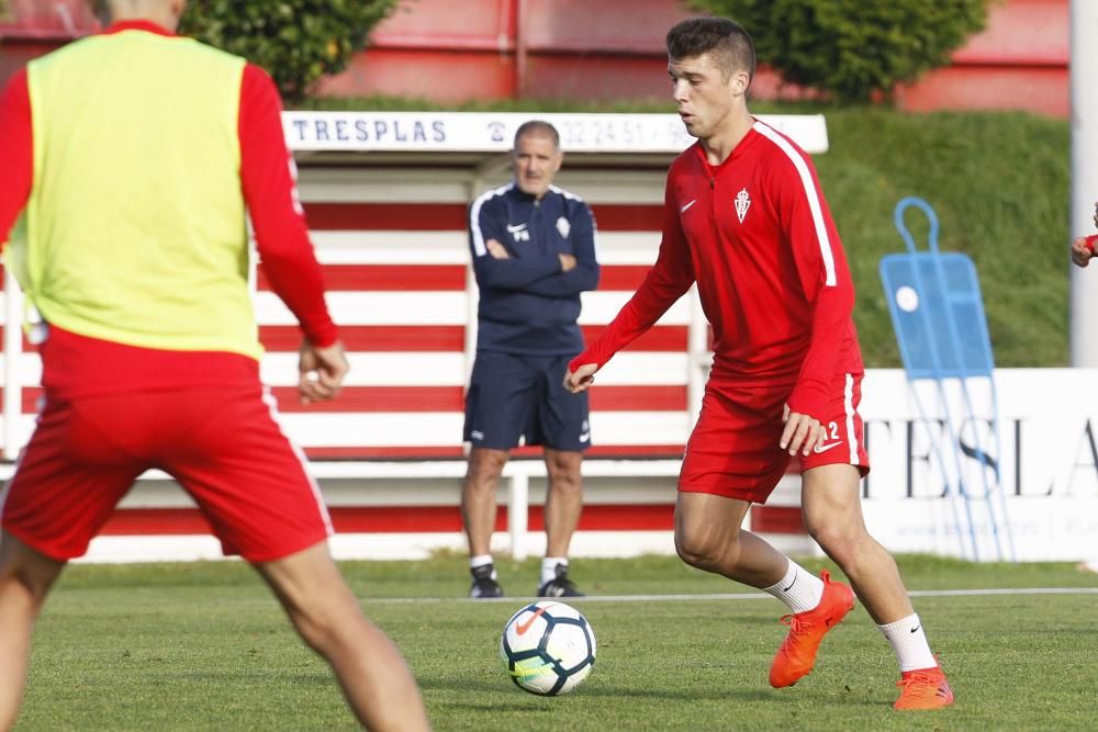 Entrenamiento del Sporting