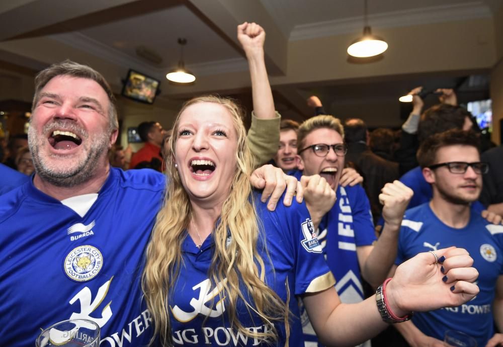 El Leicester, campeón de la Premier League